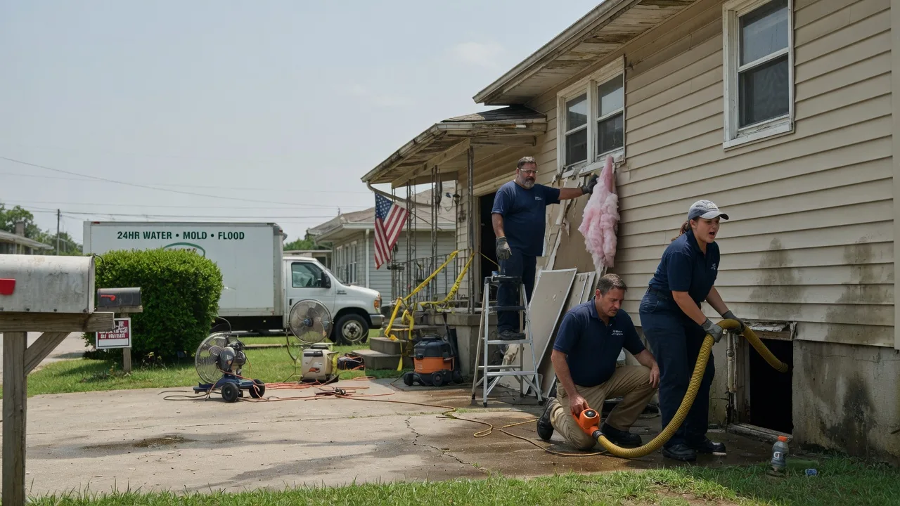 Water Damage Repair in Nanafalia, AL near me